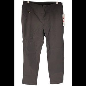 LISETTE L MONTREAL Women's Solid Magical Lycra Ankle Pants Dark Slate - Regular